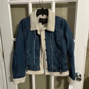 Jou Jou Blue Denim Jacket New With Tag
